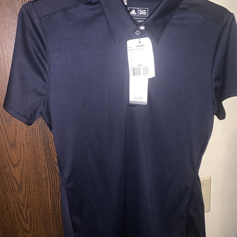 Adidas Golf Polo Navy Blue - Small - NEW with tags
